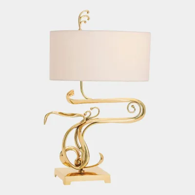 Fete Brass Table Lamp