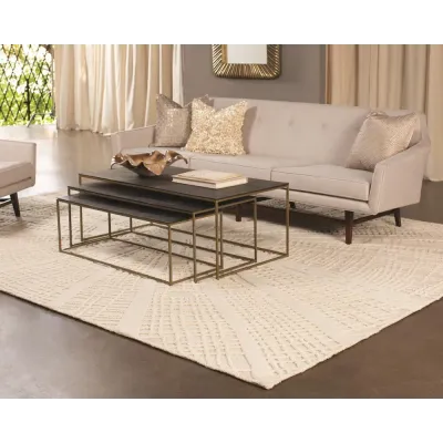 Vortex Ivory/Ivory Rug