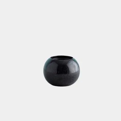 Globe Black Candle Holder