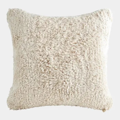Knox Ivory Cotton Woven Pillow