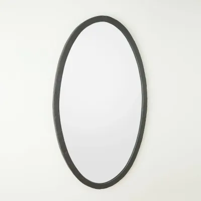 Tyrion Forged Iron Oval Mirror