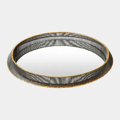 Whipped Wire Tray/Mirror Large