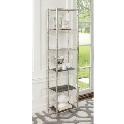 Arbor Etagere Nickel/Black Granite