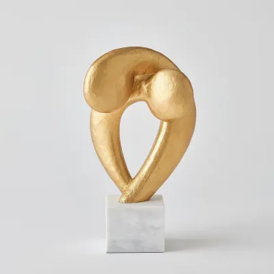 Align Sculpture - Gold Leaf