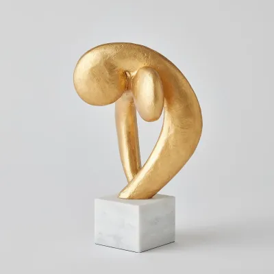 Align Sculpture - Gold Leaf