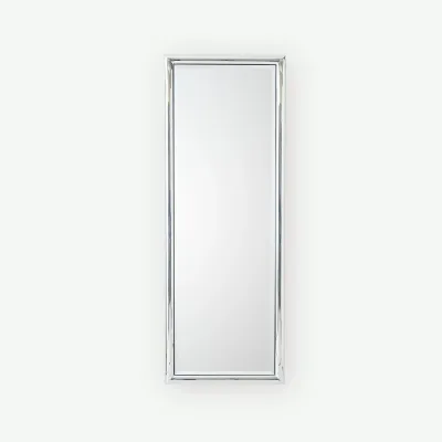 Bennett Floor Mirror - Nickel