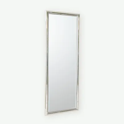 Bennett Floor Mirror - Nickel