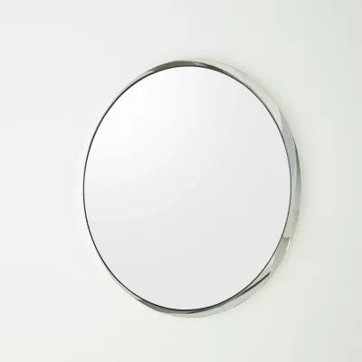 Hudson Mirror - Nickel - Small