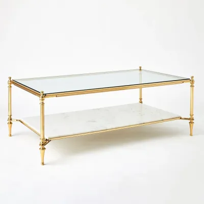 Medford Cocktail Table Brass