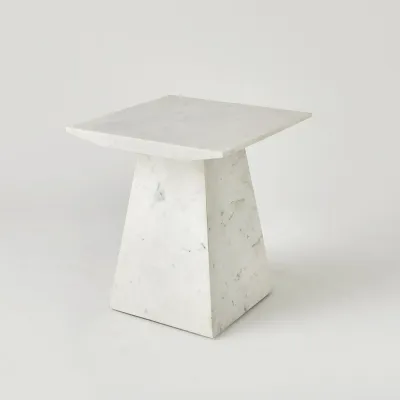 Aero Side Table Banswara Marble