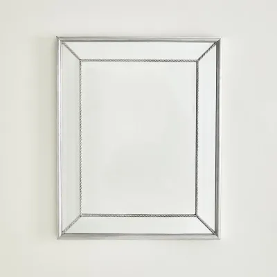 Vermeil Rope Mirror Silver