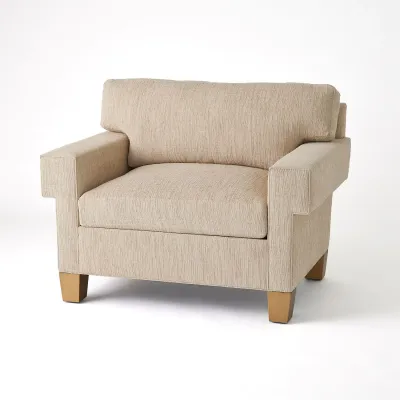 Square Arm Chair Natural