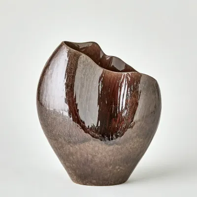 Horn Vase Reactive Amethyst Small