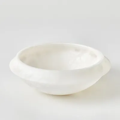 Cove Edge Alabaster Bowl White Large