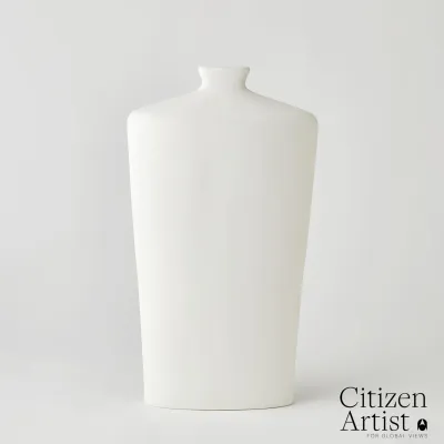 Terzo Vase Matte White Large