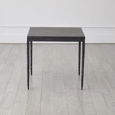 Forrester Side Table Blackened/Flamed M