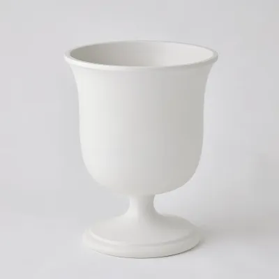 Villa Chalice Vase Matte White Large