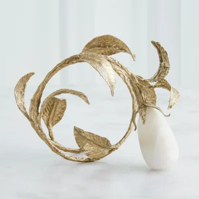 Stone Fruit Sculpture Alabaster