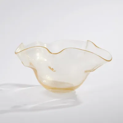 Organic Bowl Gold Leaf Short/Fat