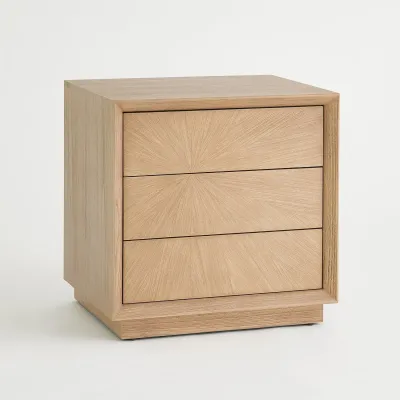 Burst Bedside Chest Nutmeg Right