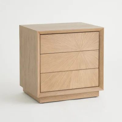 Burst Bedside Chest Nutmeg Right