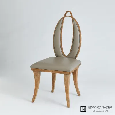 Adelaide Chair Grey Leather