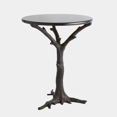 Faux Bois Side Table