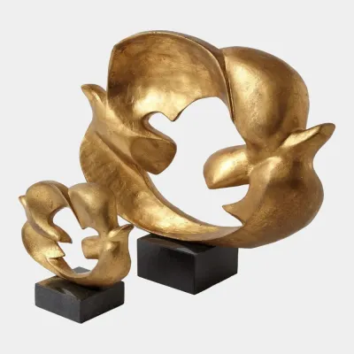 Doves of Peace Sculpture 14"H x 4"W x 16"D