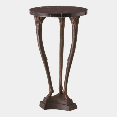 Ayala Leg Bronze Side Table