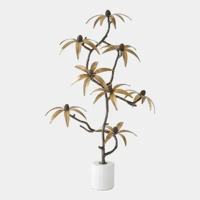 Black-Eyed Susan Bronze/Brass Sculpture