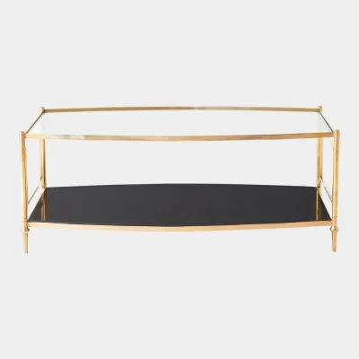 Camber Brass Cocktail Table