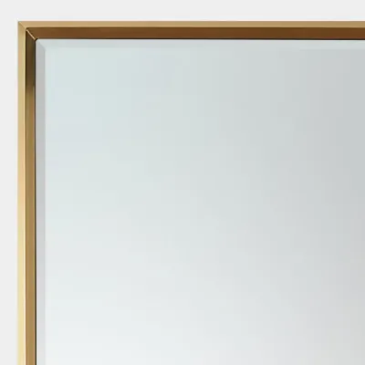 Reeves Brass Floor Mirror