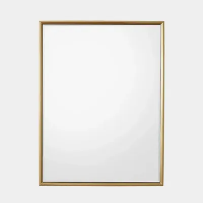 Reeves Brass Rectangular Mirror