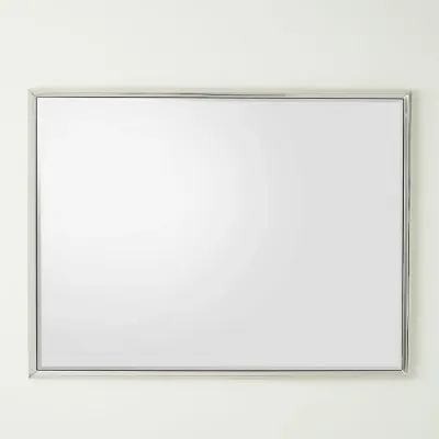 Reeves Nickel Rectangular Mirror Large
