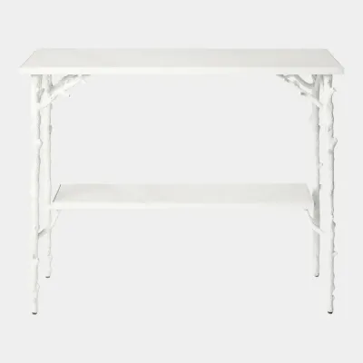 Coral White Console