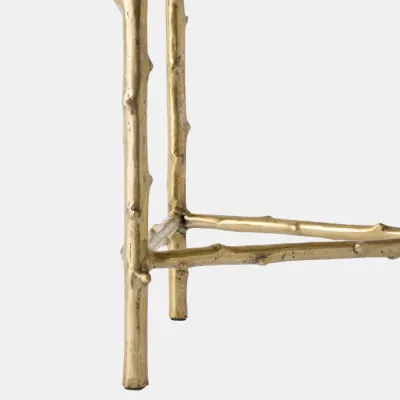 Spina 3-Legged Brass Side Table