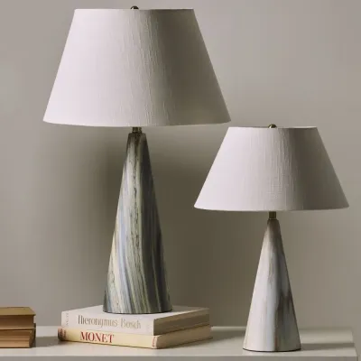 K'Lee Gray Conical Lamp