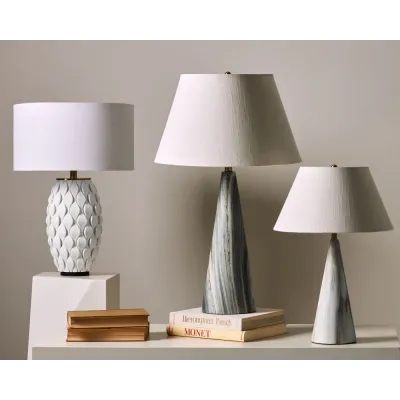 K'Lee Gray Conical Lamp