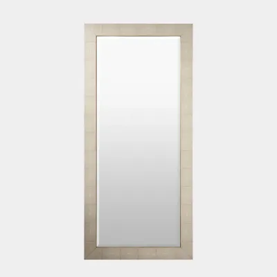 Manta Ivory Shagreen Floor Mirror
