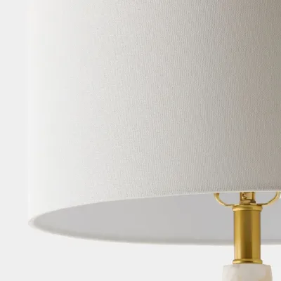 Mosaic Linen Marble Lamp