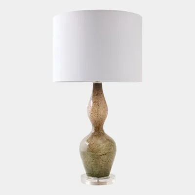 Curvaceous Green Lamp