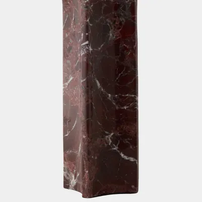Rory Red Marble Column Lamp