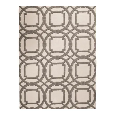 Arabesque Rug Grey/Ivory 11' x 14'