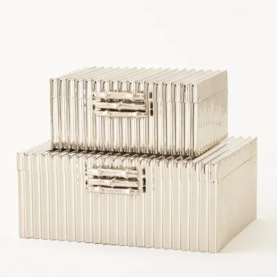 Corrugated Bamboo Box Nickel Small