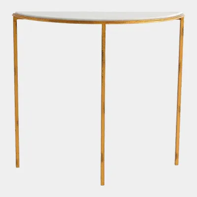 Kaitlyn Hammered Gold Console