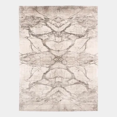 Echoform Neutrals Mirror Match Marble Rug 5' x 8'