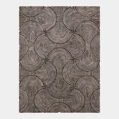 Arches Black/Ivory Rug