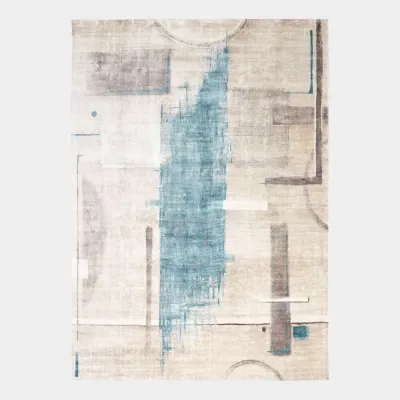 Liberty Geometric Blue Art Rug