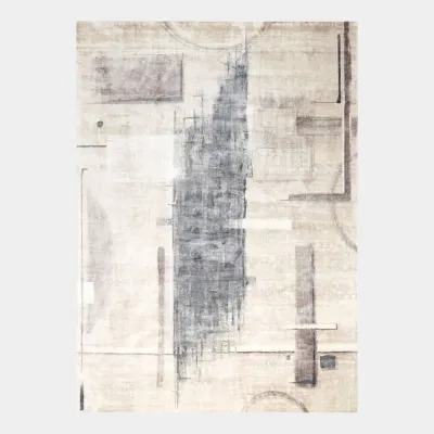 Liberty Geometric Gray Art Rug