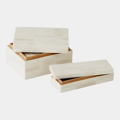 Tatanka White Boxed Domino Set